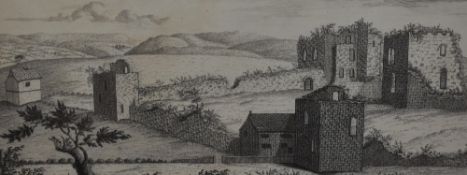 After Samuel and Nathaniel Buck (18th Century, British), monochrome print, 'The West View of
