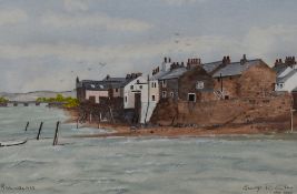 Contemporary, British, watercolour, 'Ravenglass', Cumbria, signed and dated 'Nov. 2003' to the lower