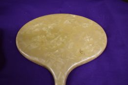 An Art Deco lucite dressing table set.