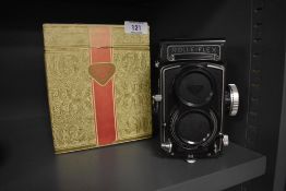 A boxed Rolleiflex TLF medium format camera No2192717