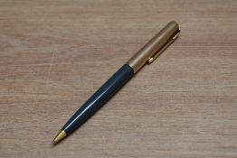 A Parker 65 propelling pencils in grey with rolled gold caps