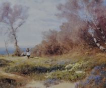 After Earnest Randell Burns (19th/20th Century), coloured prints, Two picturesque Victorian scenes