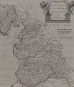 *Local Interest - After Robert Morden (1650-1703, British cartographer), antiquarian map, 'The