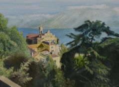 V.Waddington (20th Century, British), watercolour, 'Kirk Vale, Kirk Heaton', Yorkshire, signed and