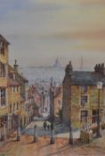 *Local Interest - After Mario Ottonello (1929-2012, Italian), coloured print, 'Morning Sunshine',