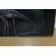 20th Century School, painting on cloth, An Oriental style painting depicting nesting cranes within a - Image 3 of 4