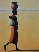 20th Century, an assorted collection of African inspired coloured prints, including Zulu