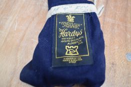 A Hardy 3pc 15ft 4in graphite salmon fly in original sleeve