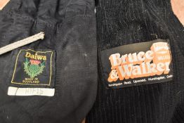 A Daiwa Kevlar tounement Osprey Salmon 3pc 15ft #10-11 in original sleeve and a Bruce and Walker