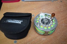 A Pfluger Trion Salmon fly reel in original pouch
