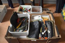A large selection of fishing lures including Toby's , Plugs, Flying Cs, spoons and Devon minnows