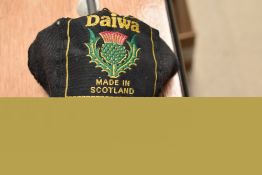 A Daiwa pro fly Osprey carbon 2pc 9ft 6in #5-7 fly rod in original sleeve