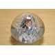 A Whitefriars glass Festival of Britain paperweight with red, white, green and blue streaks - Image 2 of 3