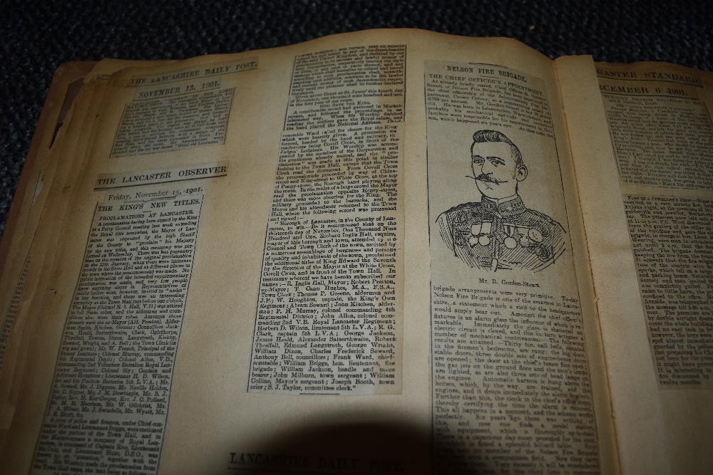 A selection of local ephemera including scrapbooks and newspapers. - Image 4 of 10