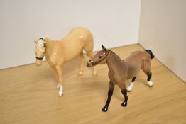 A Royal Doulton horse study Palomino, designed by Shane Ridge, slight colour variation to the