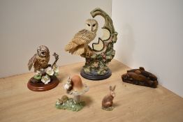 A Border Fine Arts 'Tawny Owl' A1476 from the birds by Russell Willis series, a Border Fine Arts