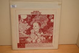 '' Genesis '' Awed Man Out ' 75. A rare promotional / private pressing - these records have become