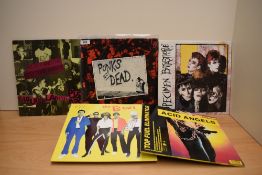 A lot of five Punk / Alternative records in VG or better - Exploited , B-52's and more