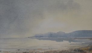 *Local Interest - Ken Allen (20th Century, British), watercolour, 'Bardsea Beach', signed to the