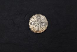 A 1887 Queen Victoria Silver Double Florin, Jubilee Bust, in very good condition, needs viewing