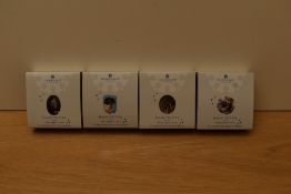 Four Royal Mint Harry Potter & the Philosopher's Stone 25th Anniversary 50p Silver Proof Coins, 2022