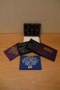 Six GB Coin Year Sets, 1970, 1971 x2, 1980, 1982 & 1983