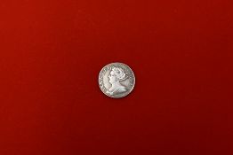 A Queen Anne 1711 Silver Sixpence