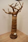 A large woven Baobab jewellery tree.