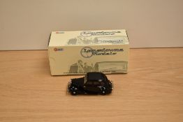 A Lansdowne Models (Brooklin Models) 1:43 scale white metal model, LDM 51 1936 Morris Ten-Four