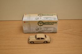 A Lansdowne Models (Brooklin Models) 1:43 scale white metal model, LDM 70a 1957 Wolseley 15/50,