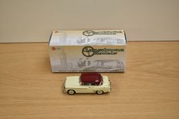 A Lansdowne Models (Brooklin Models) 1:43 scale white metal model, LDM 107 1955 Hillman Californian,