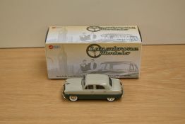 A Lansdowne Models (Brooklin Models) 1:43 scale white metal model, LDM 7c 1954 Zephyr Zodiac,