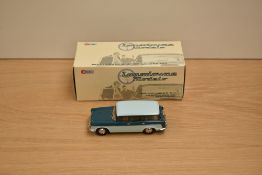 A Lansdowne Models (Brooklin Models) 1:43 scale white metal model, LDM 50 1957 Humber Hawk Estate,