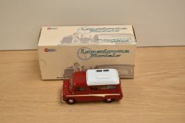 A Lansdowne Models (Brooklin Models) 1:43 scale white metal model, LDM 33a 1960 Bedford Dormobile