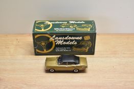 A Lansdowne Models (Brooklin Models) 1:43 scale white metal model, LDM 32 1972 Vauxhall Ventora
