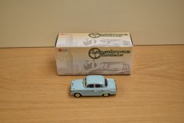 A Lansdowne Models (Brooklin Models) 1:43 scale white metal model, LDM 82a 1957 Austin A55 Cambridge