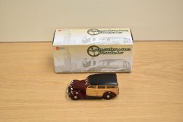 A Lansdowne Models (Brooklin Models) 1:43 scale white metal model, LDM 116 1952 Ford Pilot Station