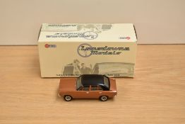 A Lansdowne Models (Brooklin Models) 1:43 scale white metal model, LDM 35x 1971 Hillman Avenger GLS,