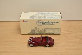 A Lansdowne Models (Brooklin Models) 1:43 scale white metal model, LDM 37A 1949 Triumph 2000