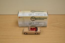 A Lansdowne Models (Brooklin Models) 1:43 scale white metal model, LDM 114 1956 Hillman Minx