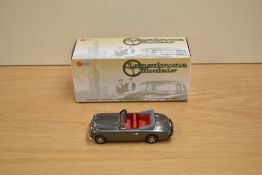 A Lansdowne Models (Brooklin Models) 1:43 scale white metal model, LDM 118 1954 Jensen Interceptor