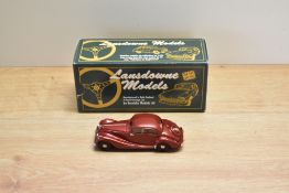 A Lansdowne Models (Brooklin Models) 1:43 scale white metal model, LDM 31 1947 Bristol 400, in