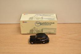 A Lansdowne Models (Brooklin Models) 1:43 scale white metal model, LDM 49 1951 Triumph Mayflower,