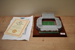A Premier Collectables Ceramic Model, The Official Old Trafford Replica, The Theatre of Dreams,