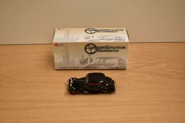 A Lansdowne Models (Brooklin Models) 1:43 scale white metal model, LDM 74a 1937 Riley 12/4