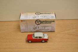 A Lansdowne Models (Brooklin Models) 1:43 scale white metal model, LDM 48x 1958 Hillman Jubilee