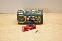 A Lansdowne Models (Brooklin Models) 1:43 scale white metal model, LDM 25 1954 Singer SM Roadster 4