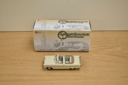 A Lansdowne Models (Brooklin Models) 1:43 scale white metal model, LDM 112 1956 Ford Zephyr MK2