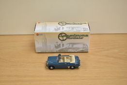 A Lansdowne Models (Brooklin Models) 1:43 scale white metal model, LDM 111 1954 Hillman Minx