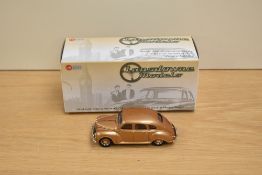 A Lansdowne Models (Brooklin Models) 1:43 scale white metal model, LDM 26a 1953 Jowett Javelin
